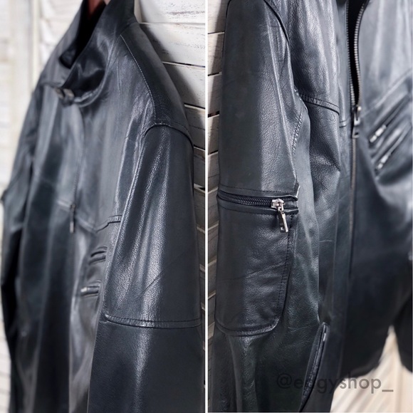 [Knoles & Carter] Italian Lamb Skin Leather Jacket - Picture 4 of 8
